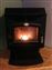 And here's our TV.  Nancy and I have no TV, just a radio and this pellet stove which we sit around each night and enjoy each other.