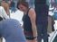 This is our plunge neighbor, it was her first year doing the New Year's Day Polar Bear Plunge.