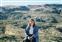 Nancy in the middle of the Tonto National Forest on the Apache Trail.