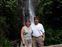 Not far down the road from Hana is Wailua Falls.  The falls are right next to road and a great place to stop and take a picture.  But why am I not smiling.