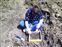 While in Arkansas we thought we would try our luck digging for diamonds at Crater of Diamonds State Park.  Here's Nancy sifting for diamonds.