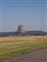 This part of Wyoming is flat with small rolling hills. While driving on Hwy 24 we crested a small hill and there it was.