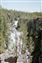 Looking up stream at the Kapler Cascades.   A cascade is water descending over a series of rock steps.