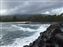 Here's a view over the edge of the lava flow.