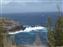 More of the waves crashing.